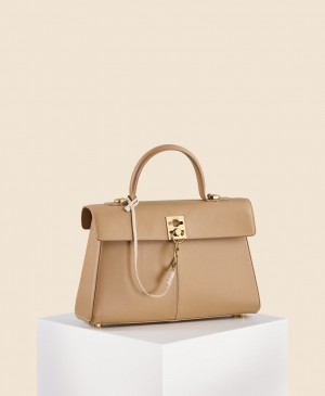 Beige Women's Cafuné Stance Bag Shoulder Bags | PEK8386JI