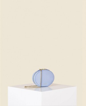 Blue Women's Cafuné Egg Chain Mini Bags | ACX494NU