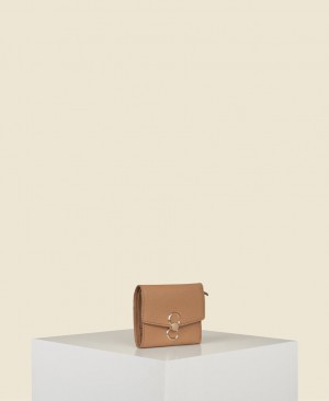 Brown Women's Cafuné Double-C Wallets | KQR5021UB