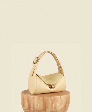 Cream Yellow Women's Cafuné Drop Duffel Shoulder Bags | ISD162GJ