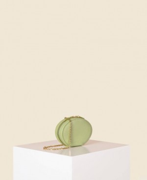 Green Women's Cafuné Egg Chain Mini Bags | TPO1989DW