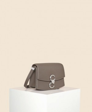 Grey Brown Women's Cafuné Small Pendulum Crossbody Bags | XKW2899BZ