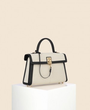 White Black Women's Cafuné Stance Bag Shoulder Bags | DZL1413YK