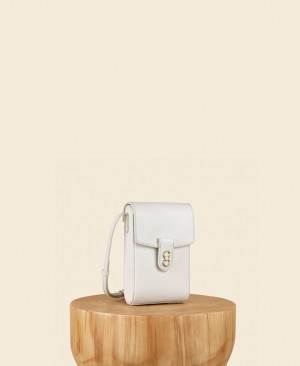 White Women's Cafuné Trunk Box Crossbody Bags | YQO2572GY