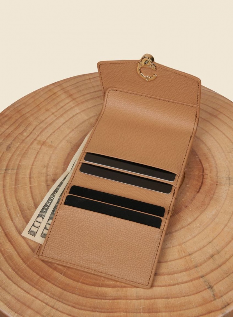 Brown Women's Cafuné Double-C Wallets | KQR5021UB