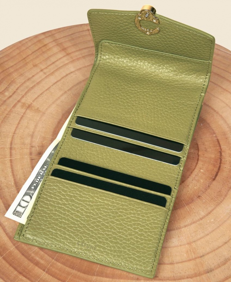 Green Women's Cafuné Double-C Wallets | XXC9097HR