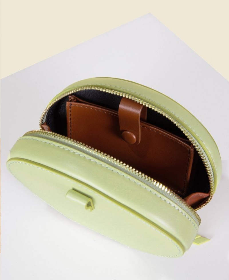 Green Women's Cafuné Egg Chain Mini Bags | TPO1989DW