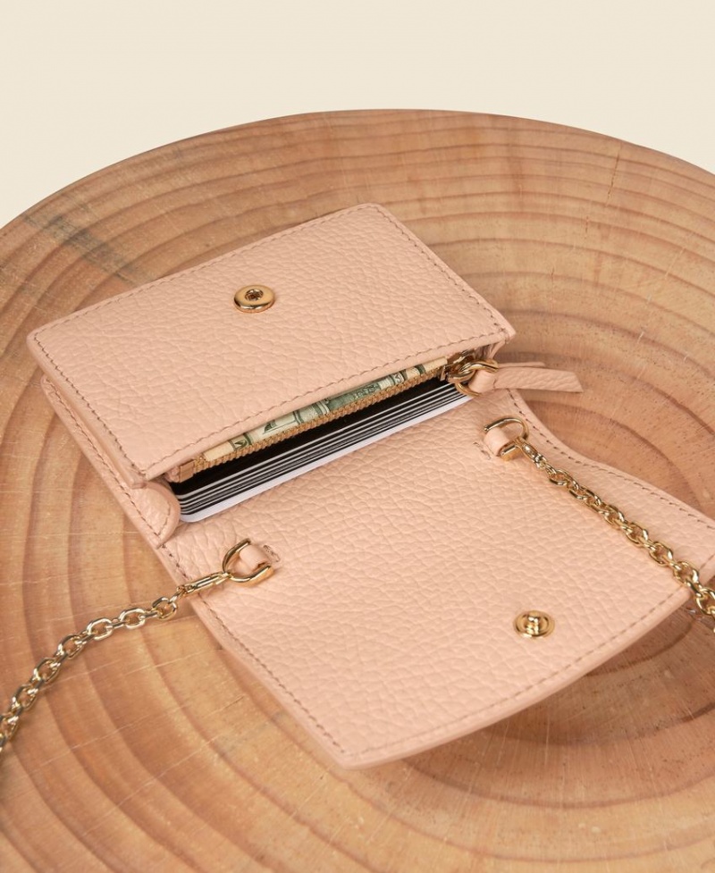 Pink Women's Cafuné Double-C Cardholders | IBJ3498XB