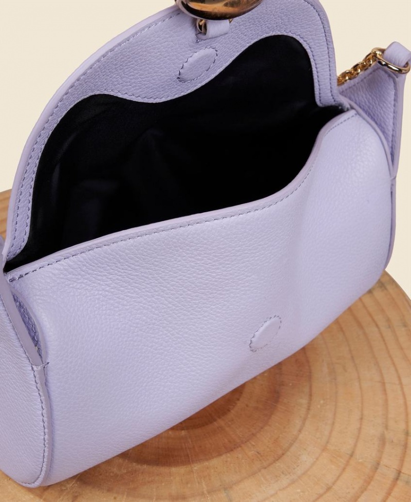 Purple Women's Cafuné Mini Drop Duffel Shoulder Bags | TKE916KM