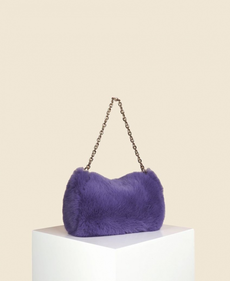 Purple Women's Cafuné Mini Drop Duffel Shoulder Bags | GXF9159KK